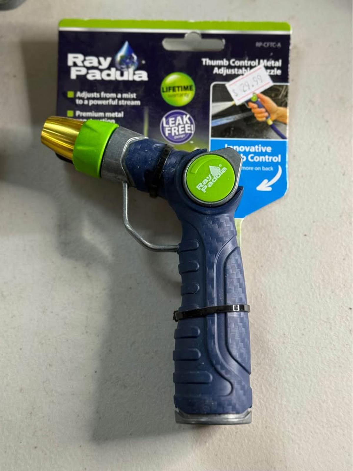 Ray Padula Thumb Control Metal Adjustable Nozzle