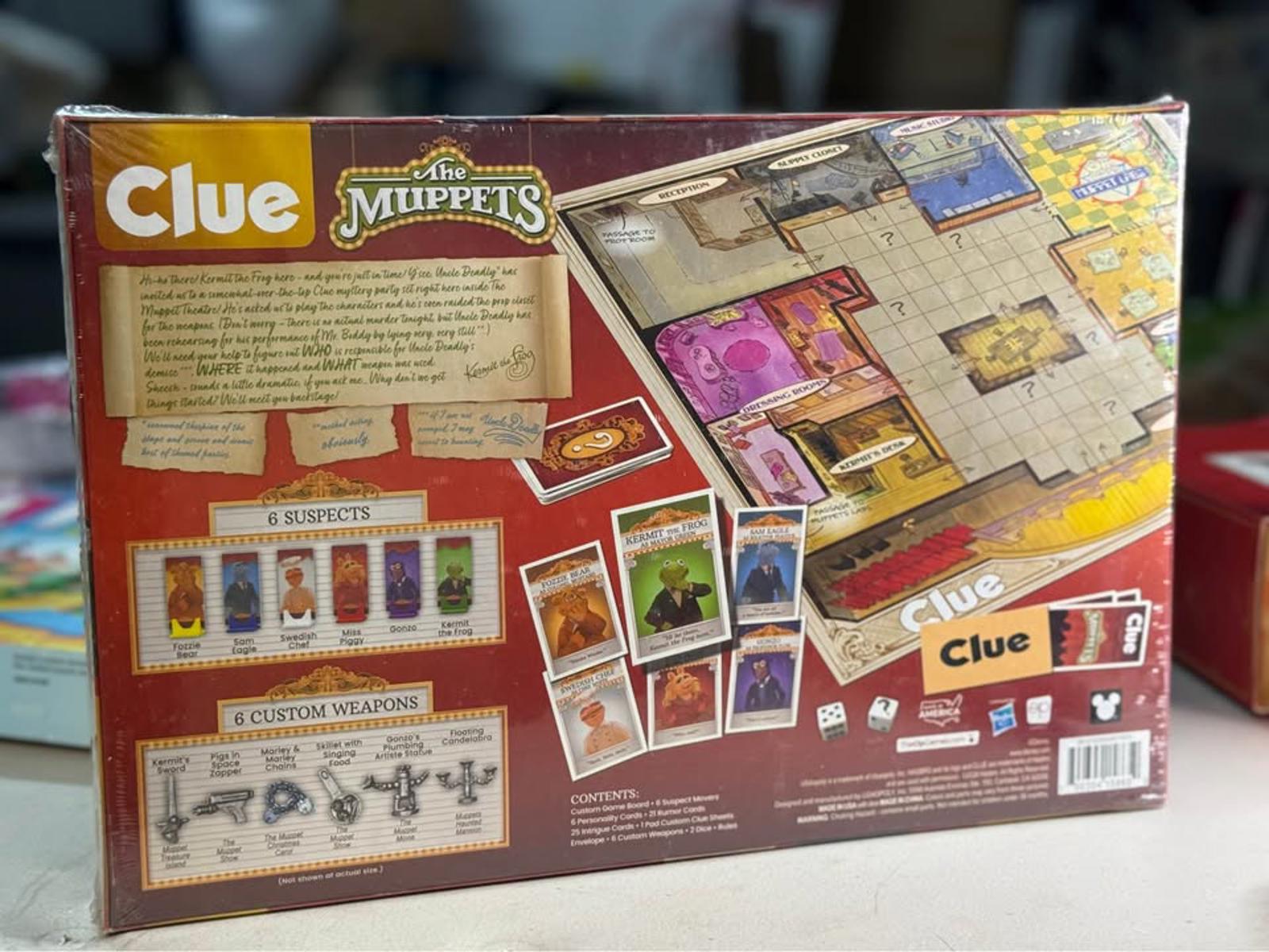 Clue The Muppets Board Game