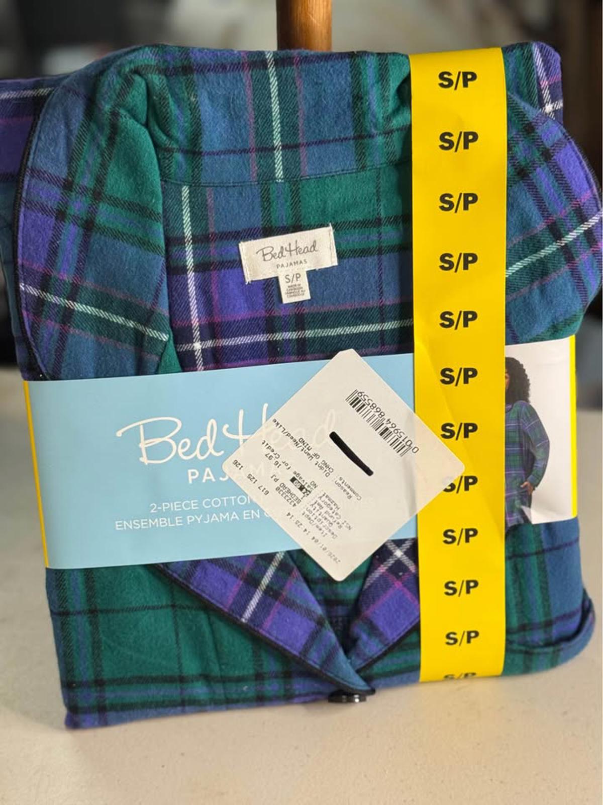 BedHead Plaid Pajama Set S/P