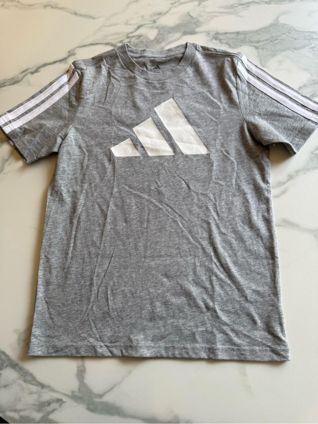 adidas Gray Crewneck Performance Tee