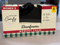 Dearfoams Women's Black Memory Foam Slippers S 5-6