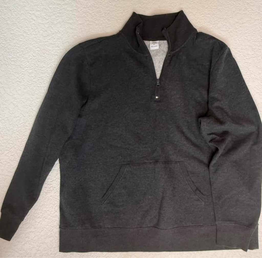 Amazon Essentials dark gray quarter zip sweatshirt XXL