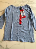 Kirkland Signature Women's Blue Long Sleeve Top M