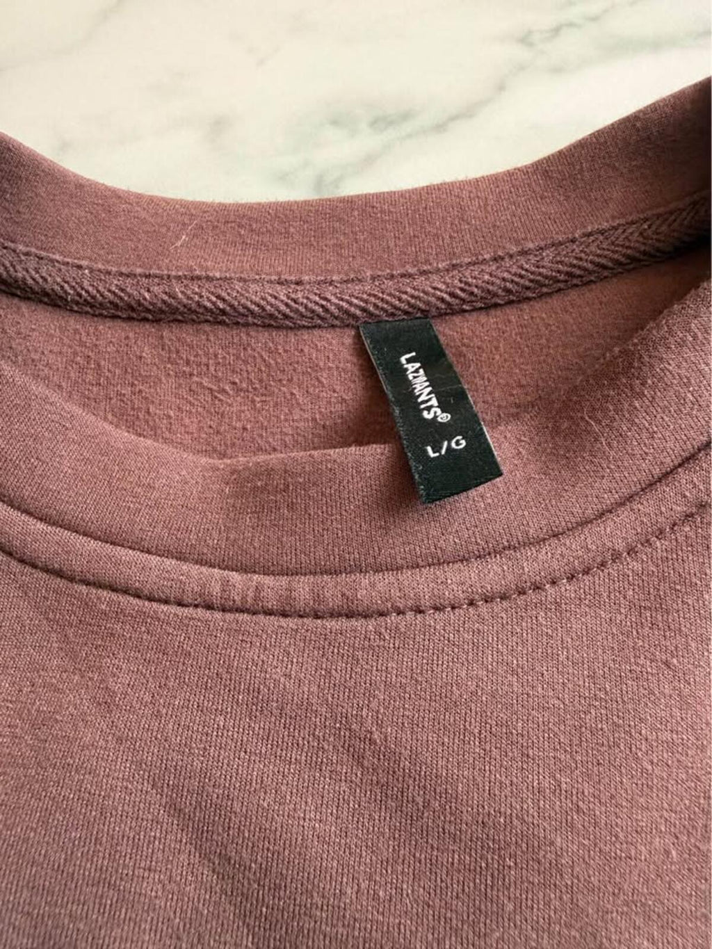 LAZIANTS L/G Brown Crewneck Sweatshirt