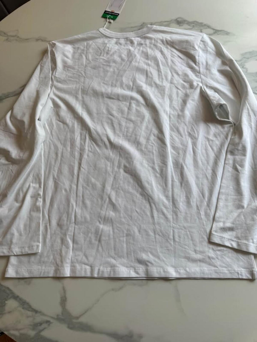 ROUGH DRESS White Long Sleeve T-Shirt XL/TG