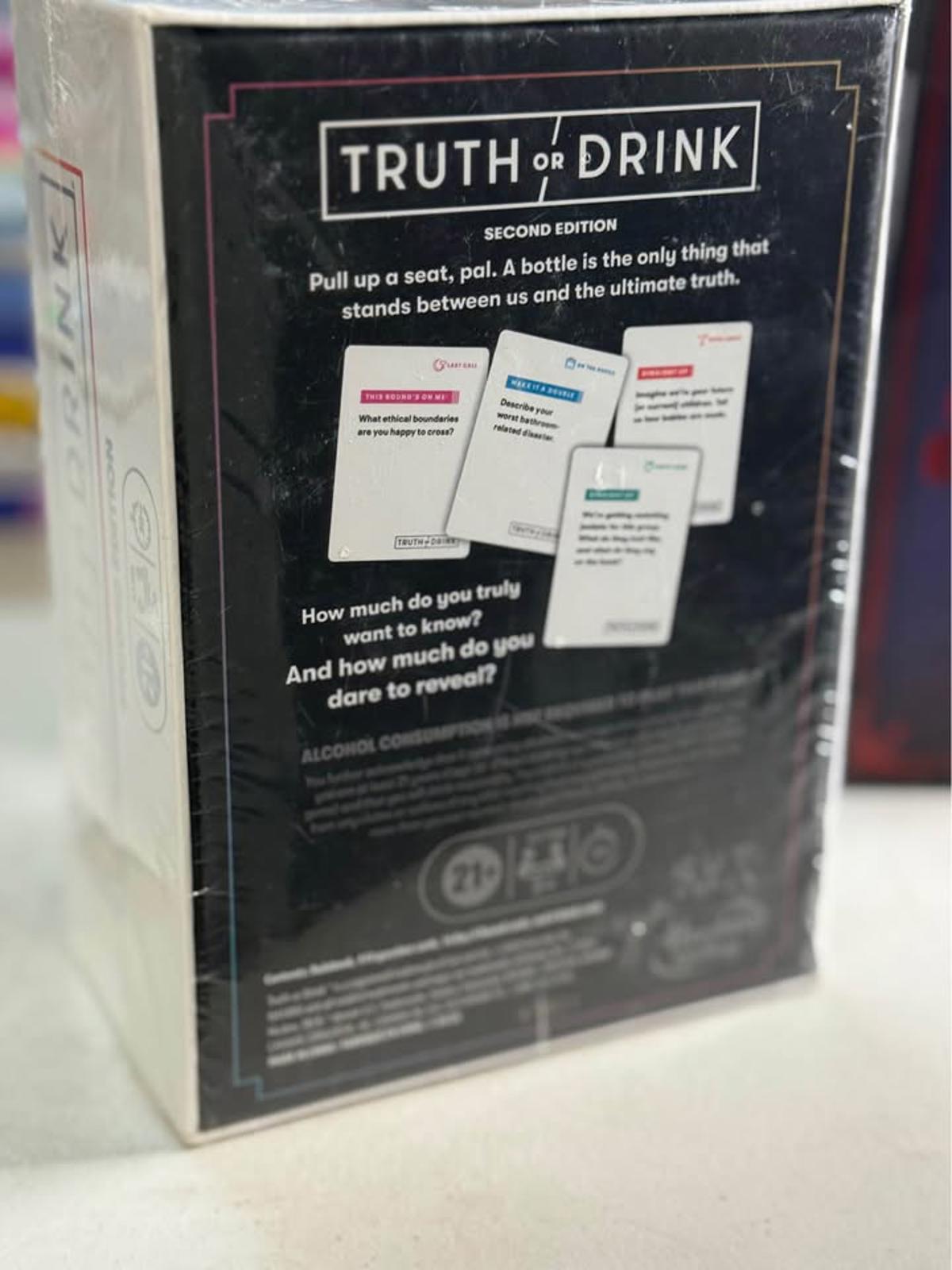 Truth or Drink Second Edition Party Game by CUT GAMES