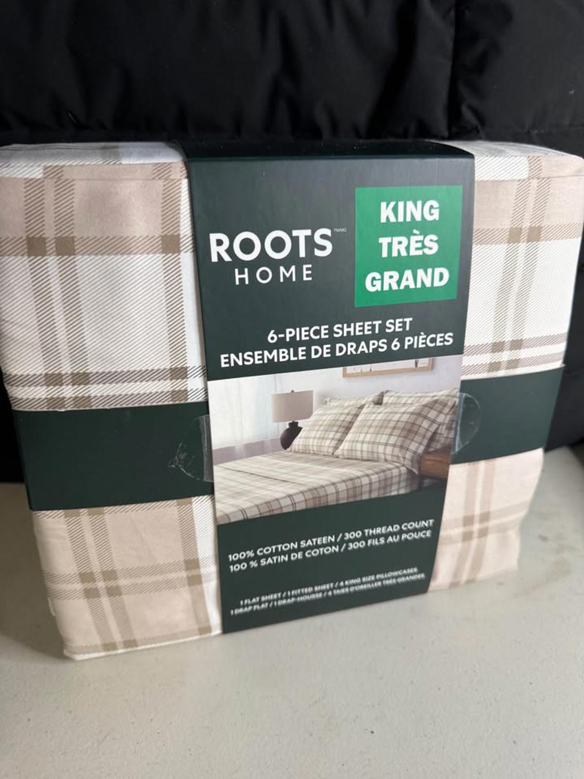 ROOTS HOME King 6-Piece Sheet Set