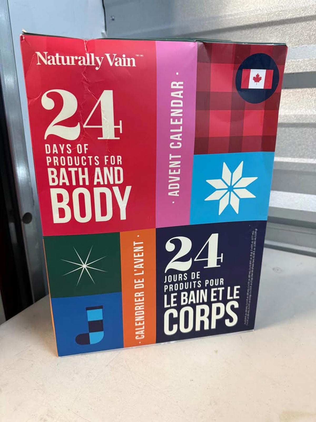 Naturally Vain 24 Day Bath & Body Advent Calendar
