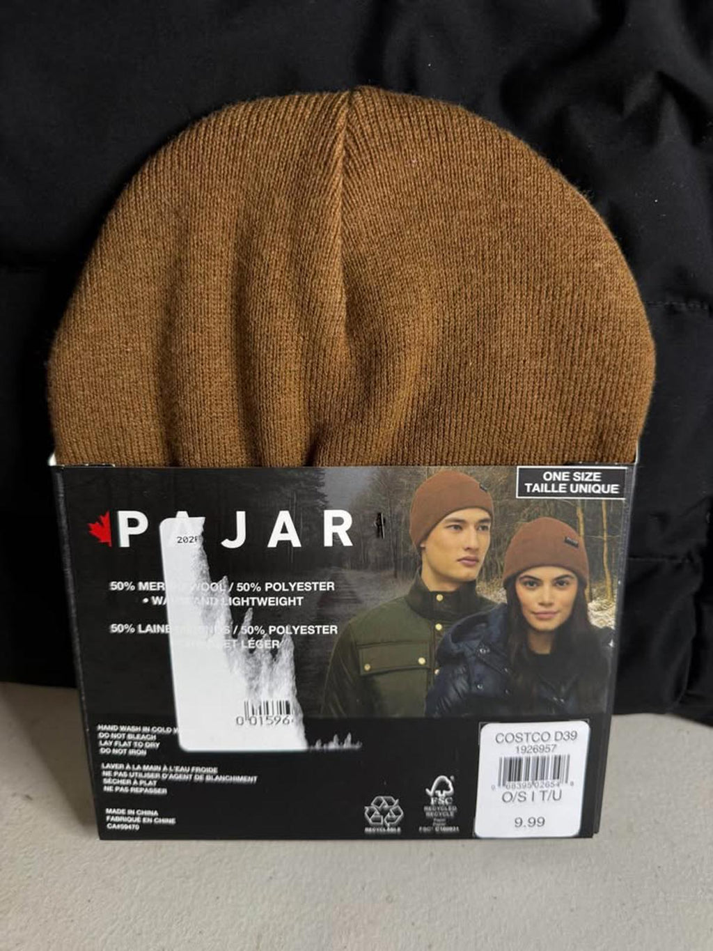 Pajar Merino Wool Blend Unisex Beanie One Size
