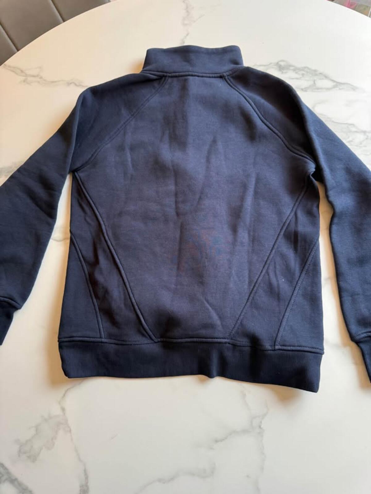 Danskin Navy Quarter-Zip Pullover XS/TP
