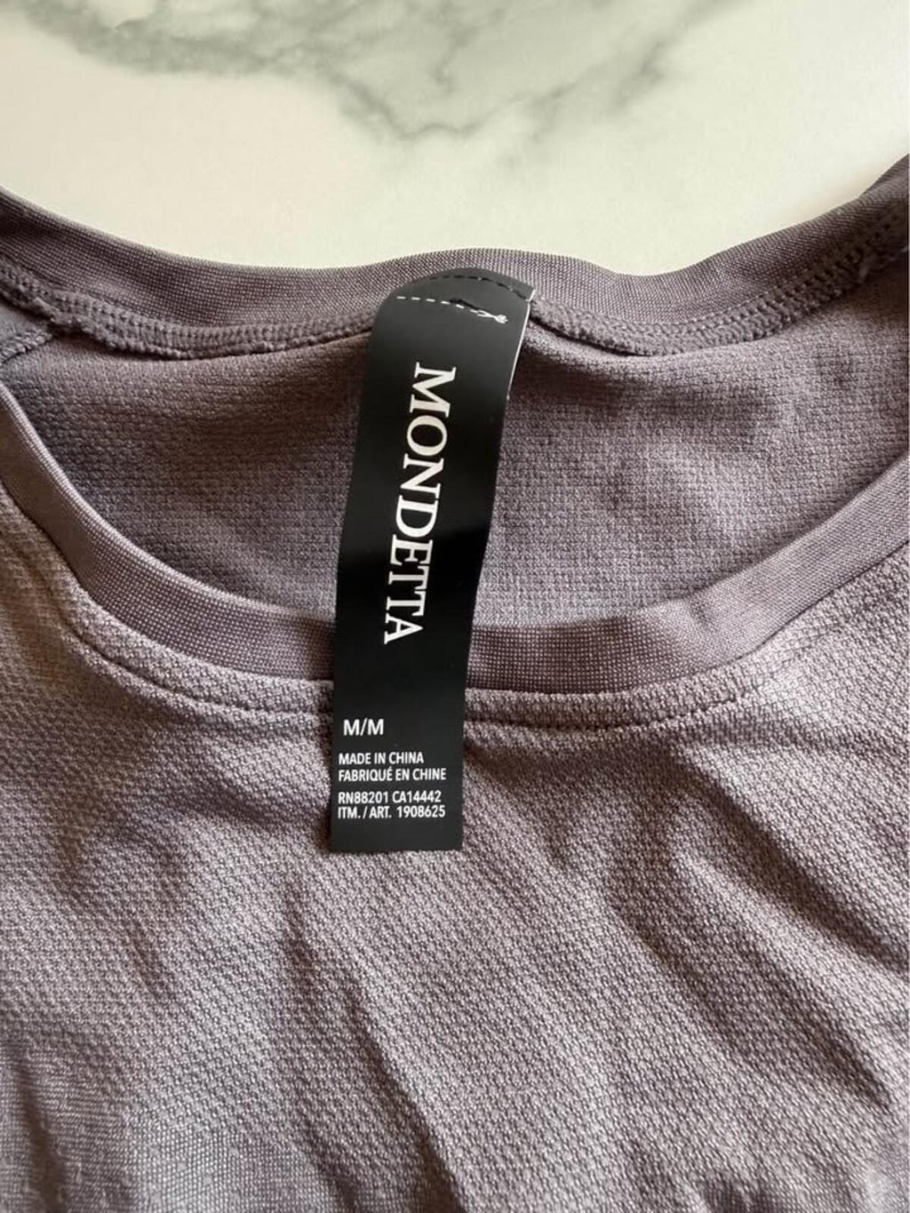 Mondetta Gray Long Sleeve Athletic Top M/M