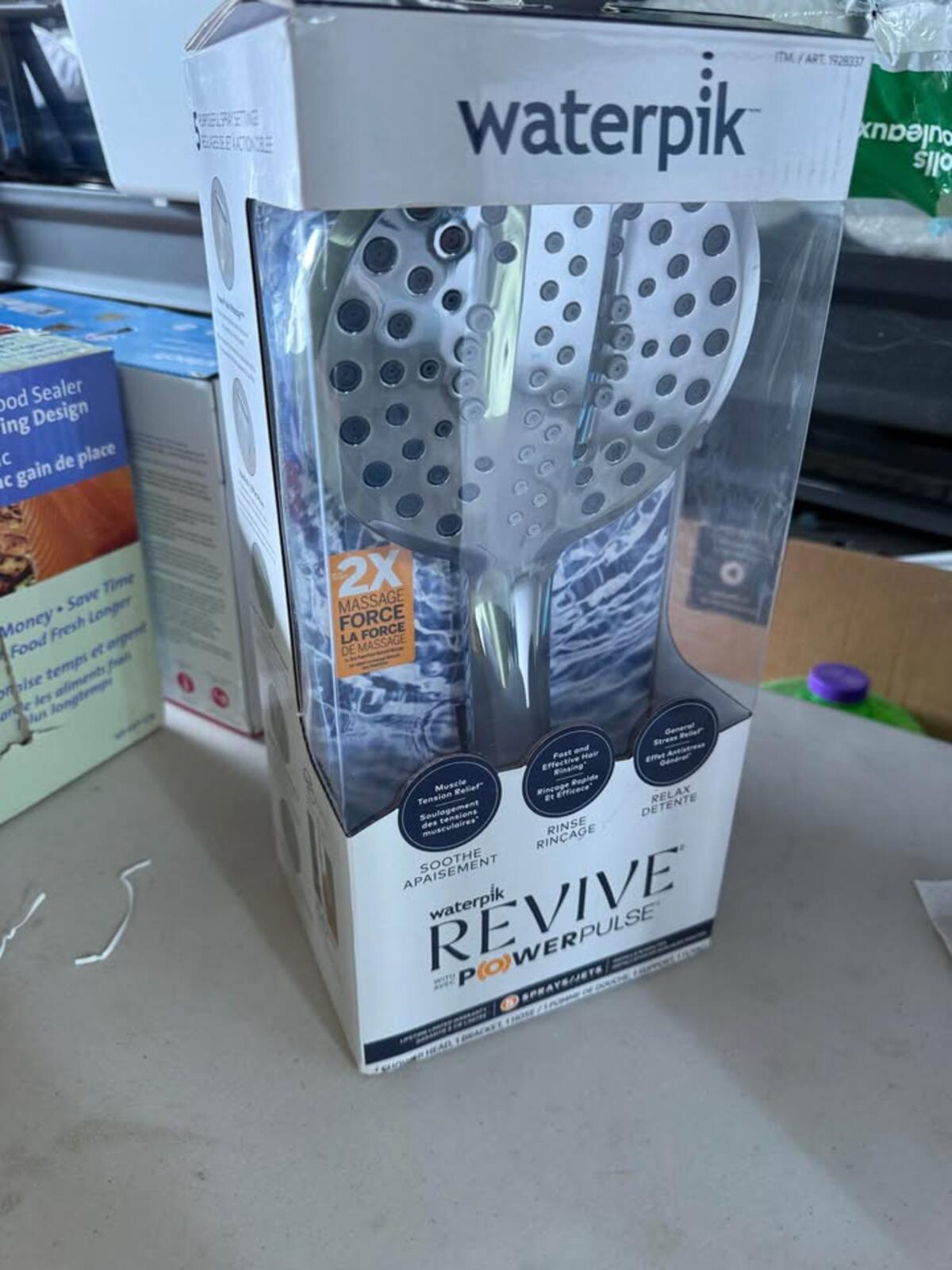 Waterpik Revive PowerPulse Shower Head