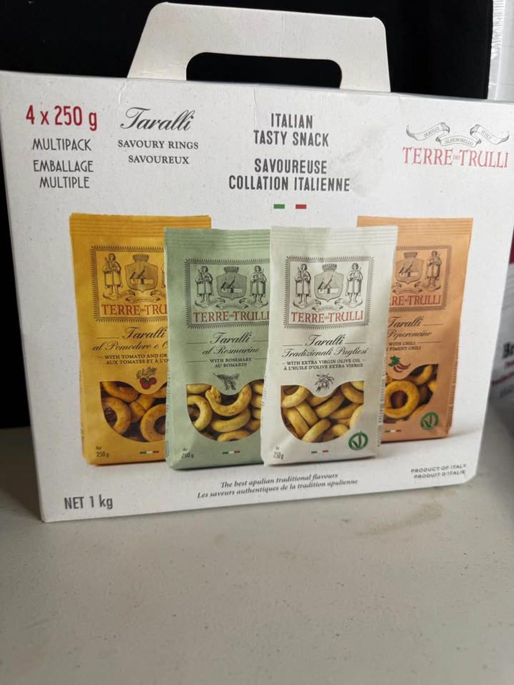 Terre dei Trulli Taralli Savoury Rings 1kg Multipack