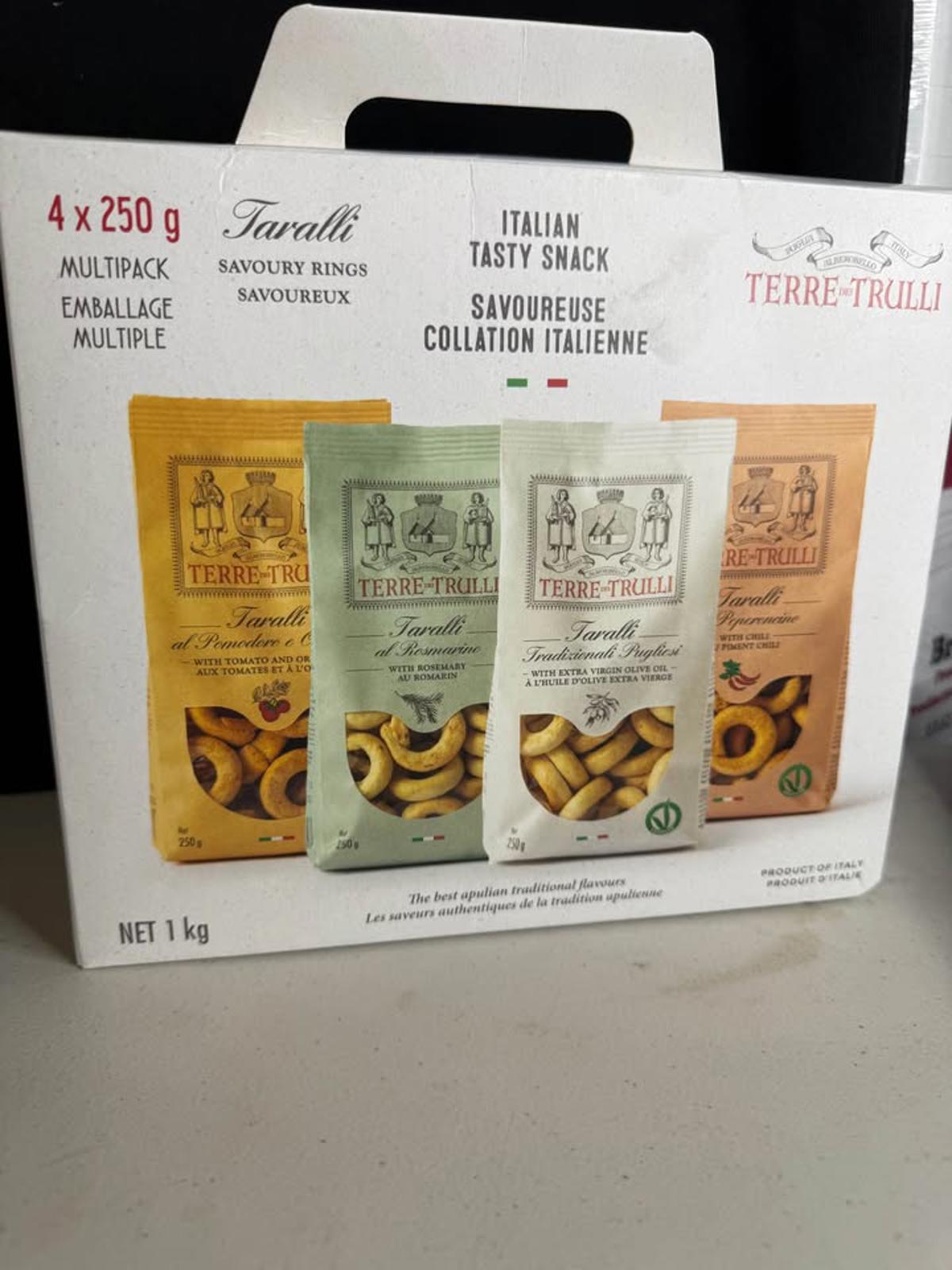 Terre dei Trulli Taralli Savoury Rings 1kg Multipack
