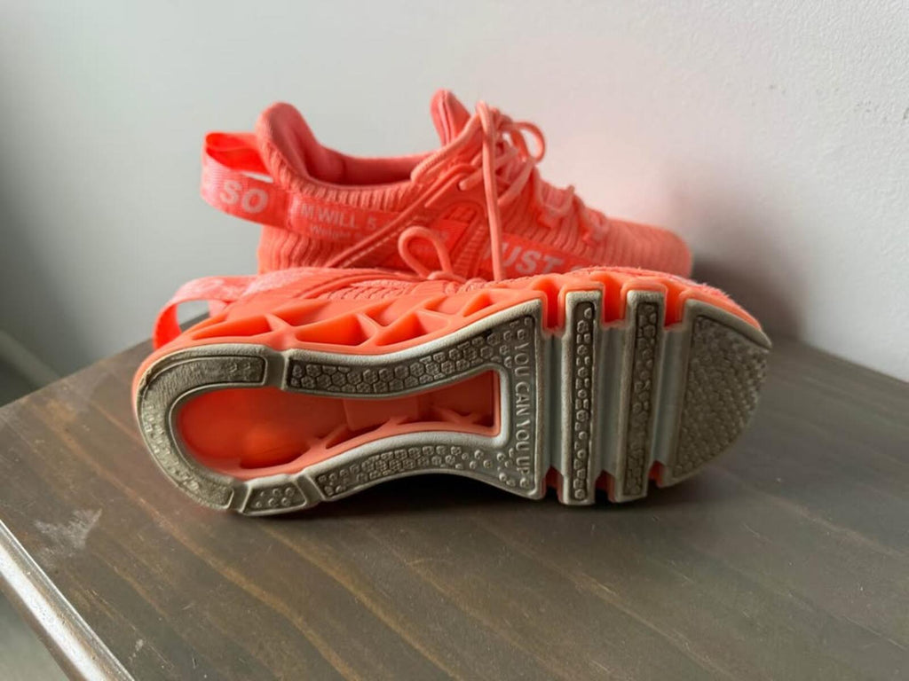 Just So Coral Athletic Shoes- size US13