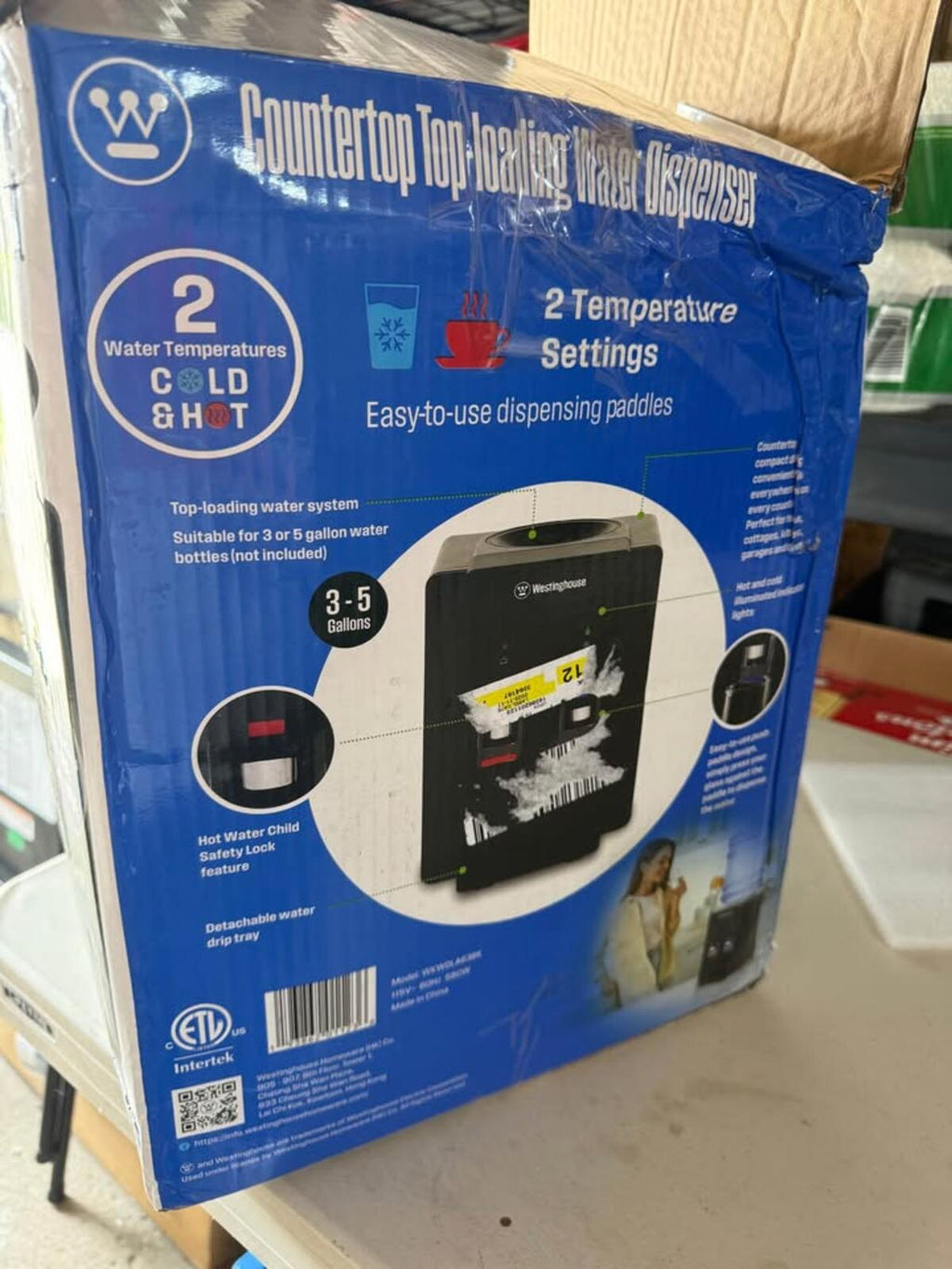 Westinghouse Hot Cold Countertop Water Dispenser