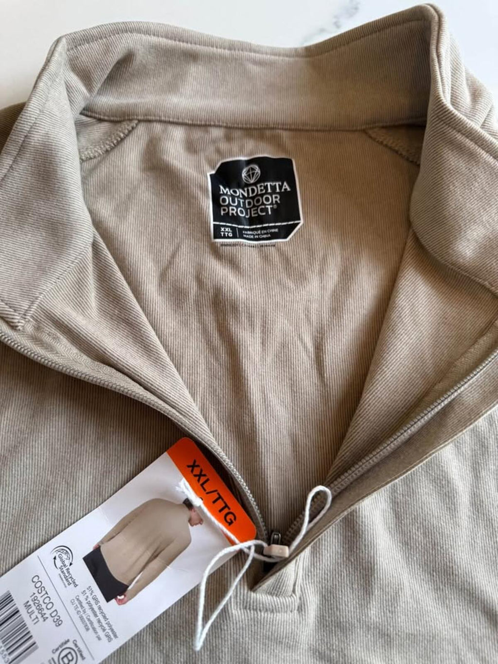 Mondetta Outdoor Project Men's Quarter Zip Pullover XXL