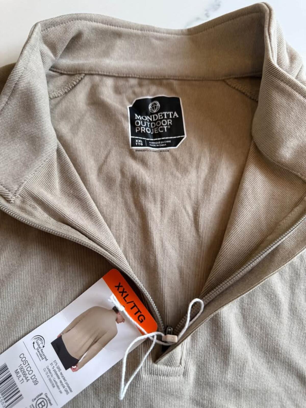 Mondetta Outdoor Project Men's Quarter Zip Pullover XXL