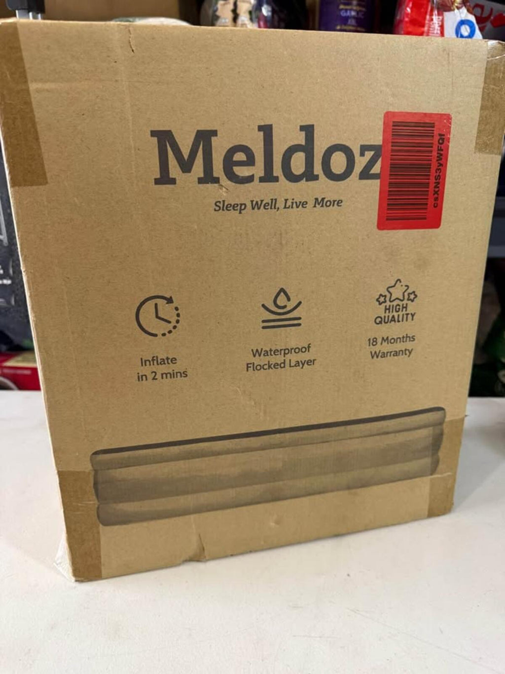 Meldoz Twin Air Mattress 18 inch