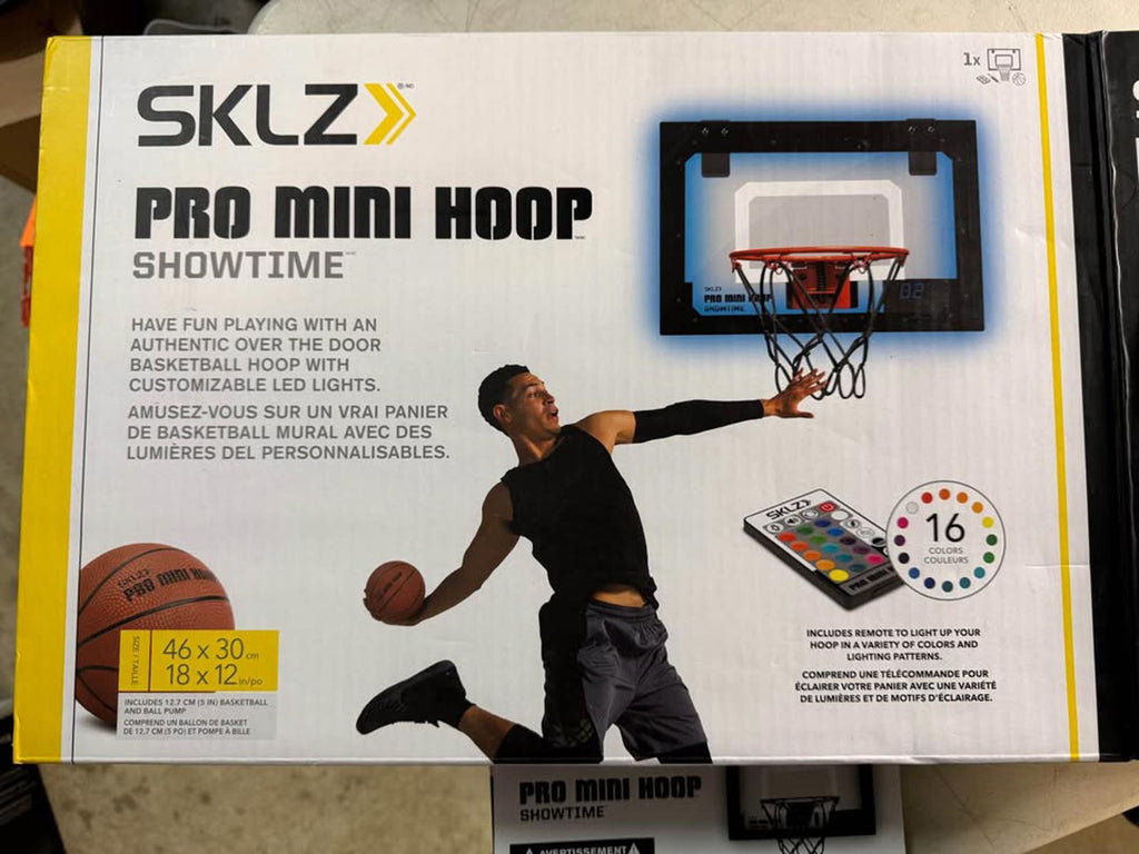 SKLZ Pro Mini Hoop Showtime LED Basketball