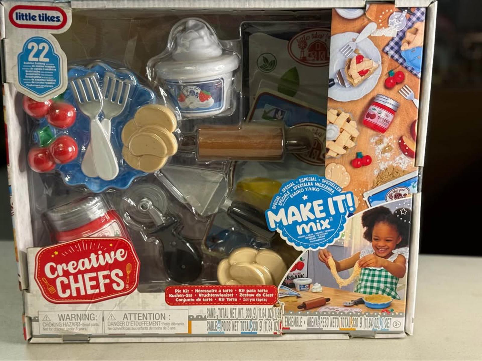 Little Tikes Creative Chefs Make It Mix Pie Kit 22 Pieces