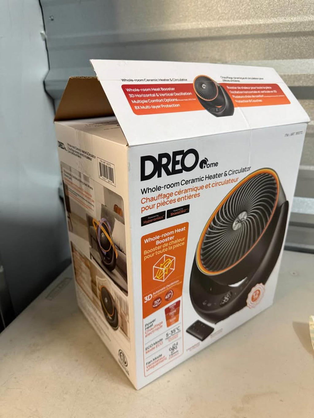 DREO Home Whole-Room Ceramic Heater & Circulator