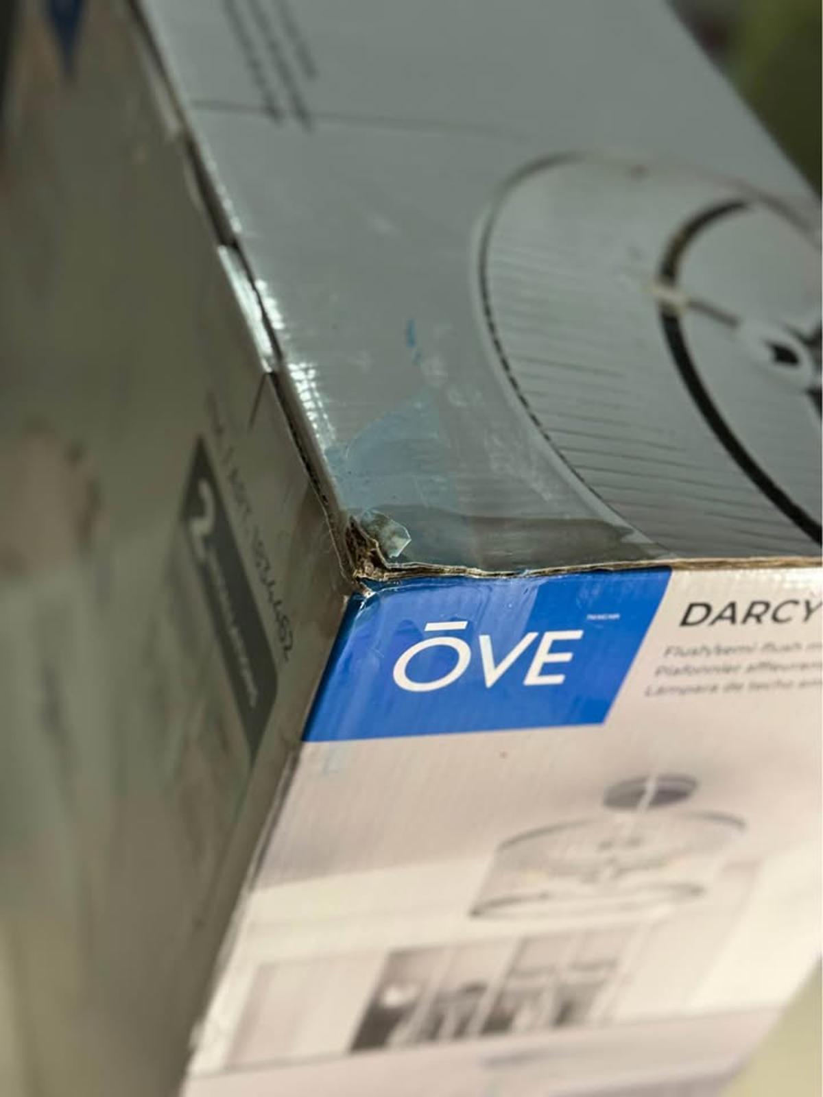 OVE Darcy Flush Mount Light Fixture New In Box