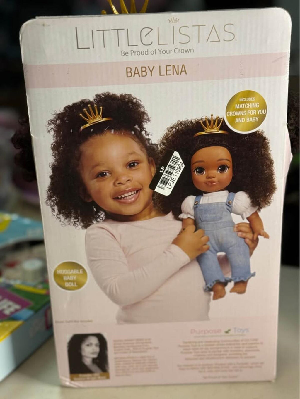 Littlelistas Baby Lena Doll w Crowns