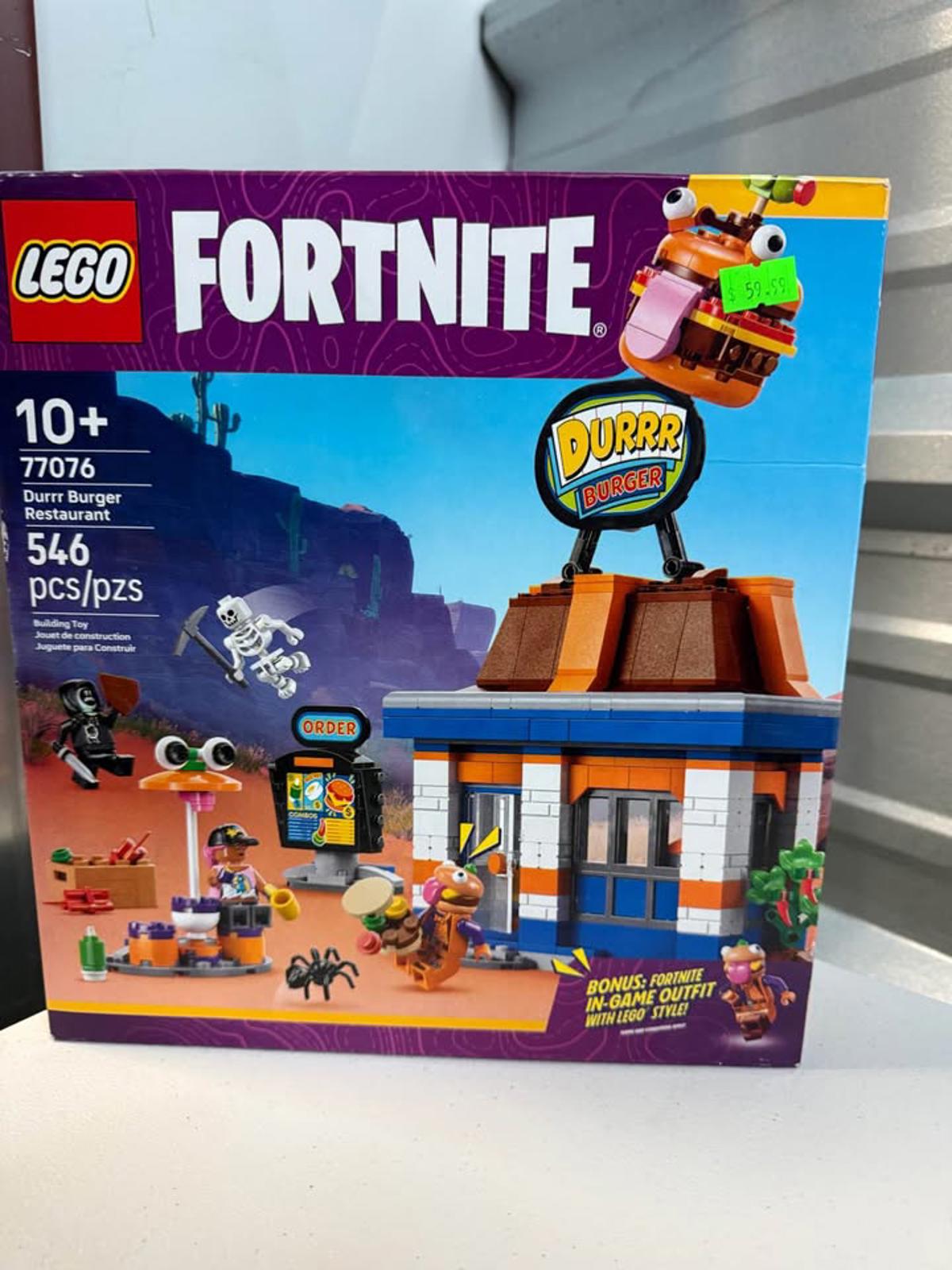 LEGO Fortnite Durrr Burger Restaurant Set 77076 New