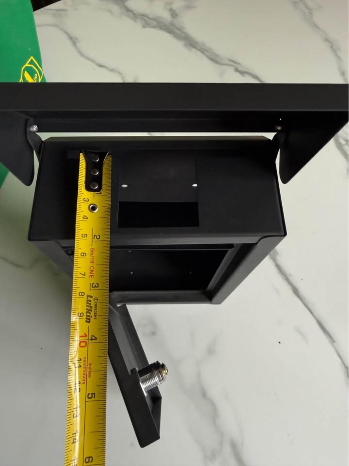 ADIRoffice Black Metal Drop Box